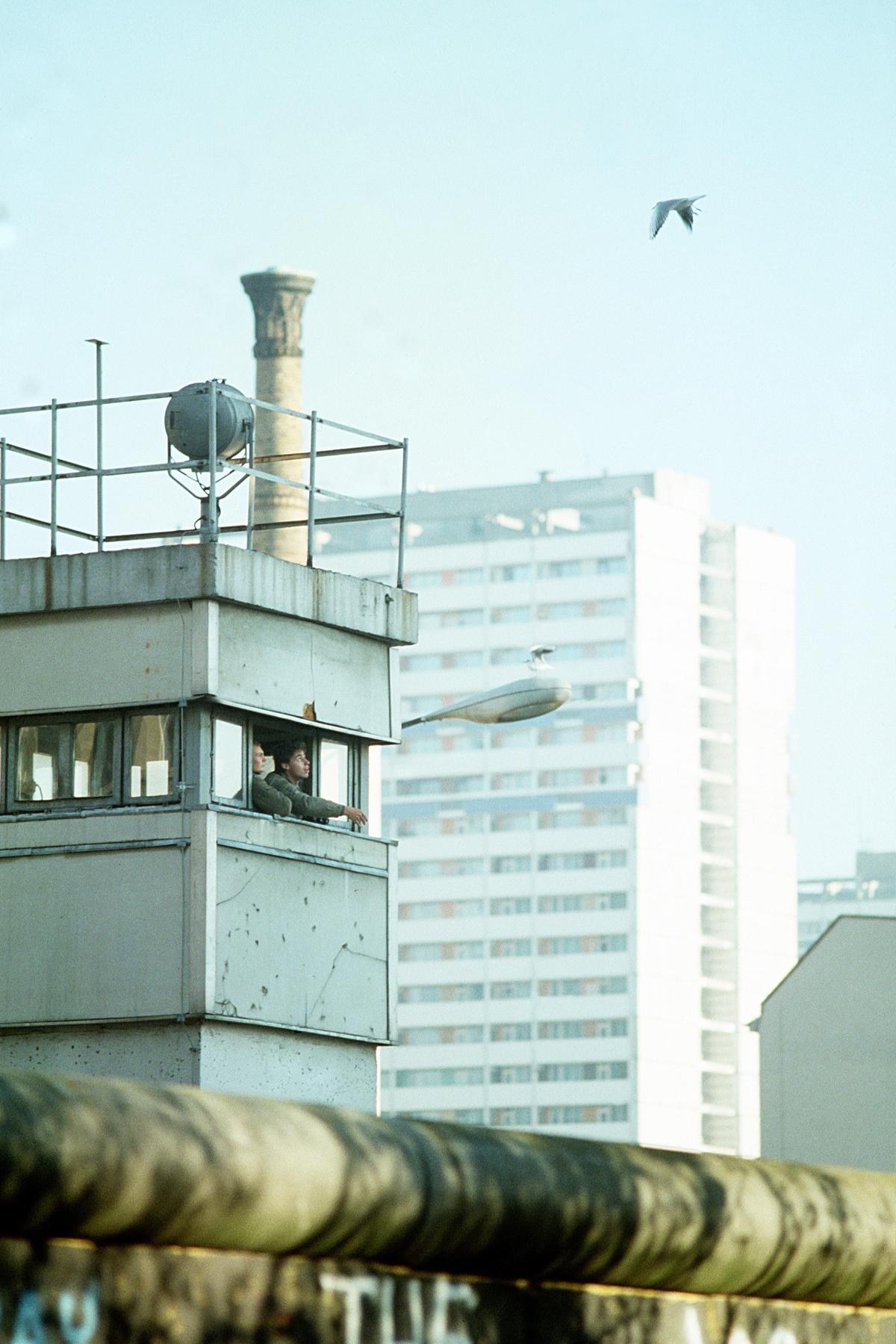 Berlin Wall watchtower