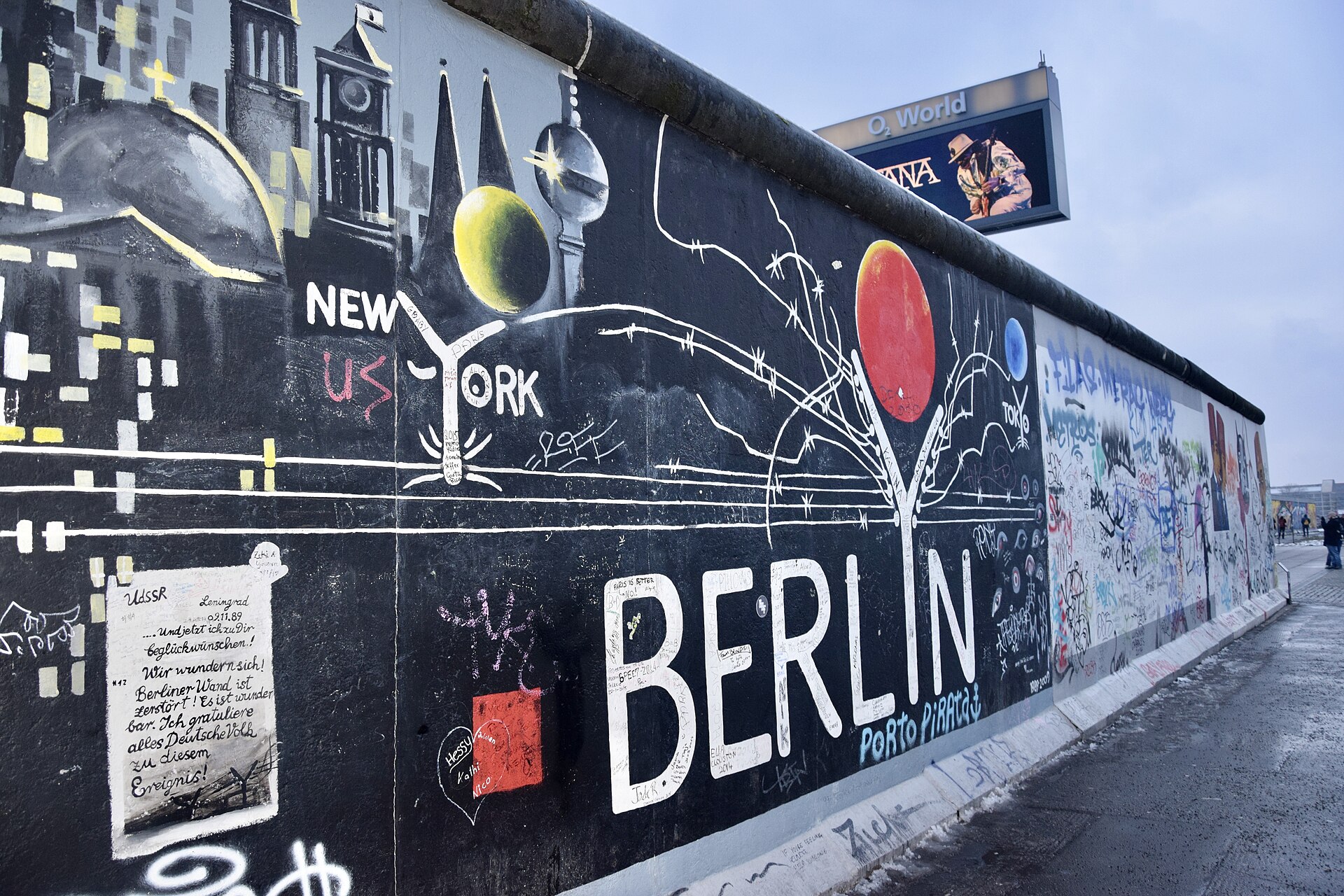East Side Gallery Berlin wall