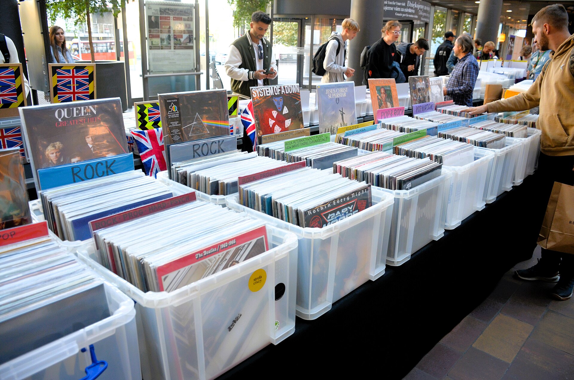 vinyl records