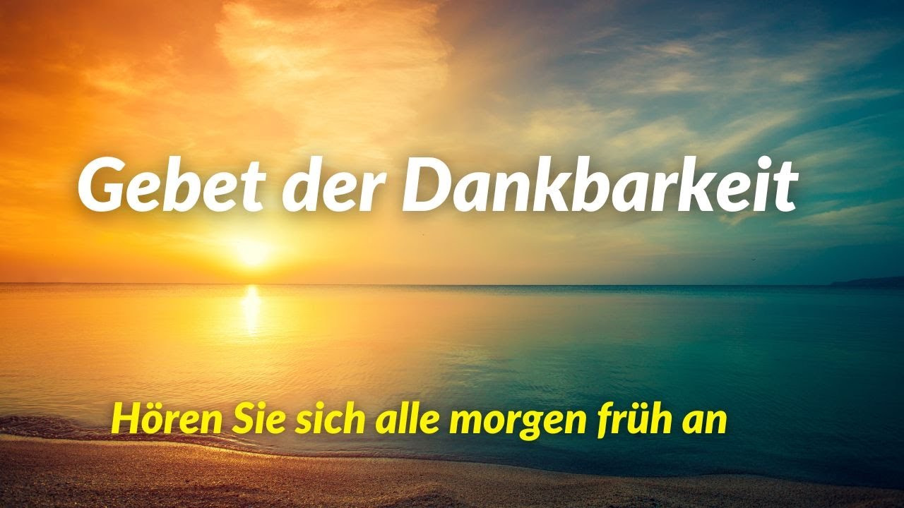 abendgebet dankbarkeit